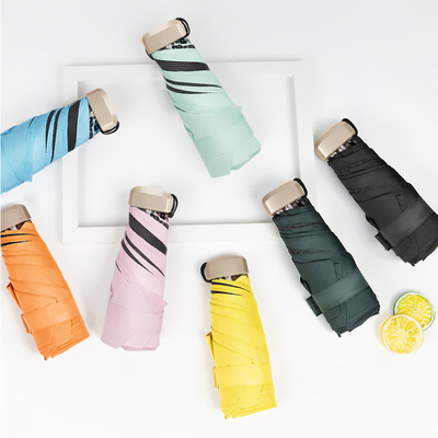 Sun Protection and Convenience in One X501 Five Fold Umbrella with Fiberglass Ribs