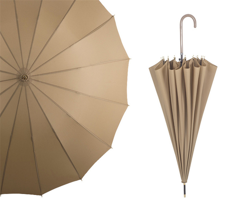 23inch 16ribs 190T Pongee Waterproof Japanese Umbrella Japan Fiberglass with Control