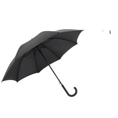 Pongee Panel Customized Advertising Auto Open Rain Straight Umbrella with Logo Printing