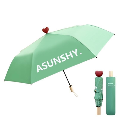 Amazing Love Umbrella Top 3 Fold Polyester Umbrella Perfect for Kids and Women Custom Logo