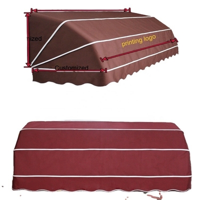 Aluminum Alloy Frame Commercial Outdoor Windproof Canopies for Windows and Doors
