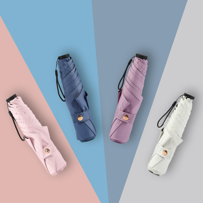 UV Protection Carbon Fiber Umbrella for Adults Lightweight and Portable Triple Fold