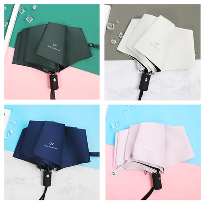 Everyday UV Colorful Fold Umbrella for Stock Automatic Customization from Suppliers