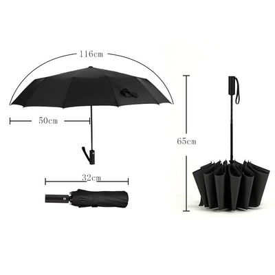 Customized Logo 12K 23inch Stock Automatic Umbrella for Personalized Corporate Events