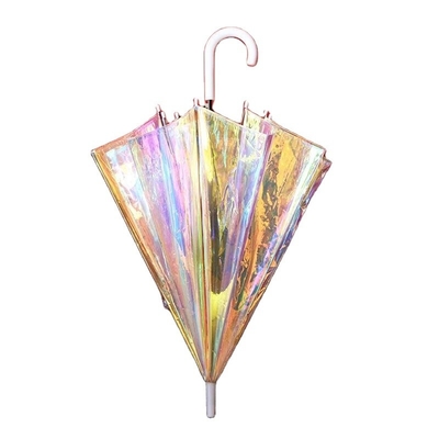 Adults Iridescent Color Changing Umbrella with Special Design and Glitter Reflective