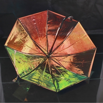 Adults Iridescent Color Changing Umbrella with Special Design and Glitter Reflective