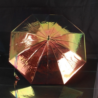 Adults Iridescent Color Changing Umbrella with Special Design and Glitter Reflective