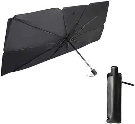 All in 1 Car Sun Shade Umbrella Fiberglass Ribs 3 Fold Parking Sunshade for Windshield