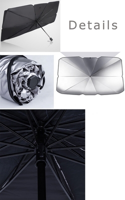 All in 1 Car Sun Shade Umbrella Fiberglass Ribs 3 Fold Parking Sunshade for Windshield