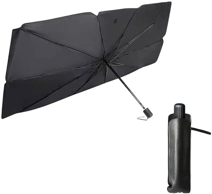 Steel Frame Customized Logo Car Windshield Sunshade Umbrella UV Protect Foldable
