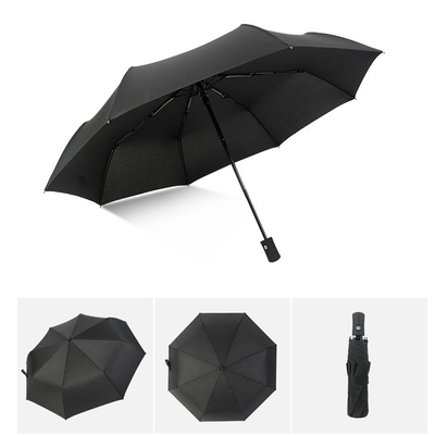 Folding Function Windproof Travel Umbrella with Customizable Fabric and Color Options