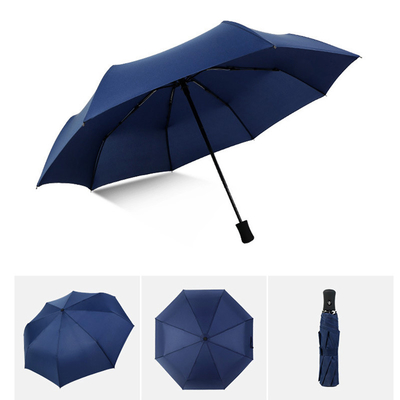 Folding Function Windproof Travel Umbrella with Customizable Fabric and Color Options
