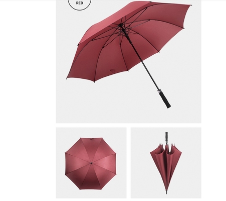 Department Stores Commercial Buyer Custom Print LOGO Semi-automatic Golf Umbrella