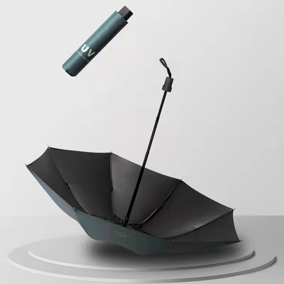 302 Sample Cost Sun Protection Folding UV Umbrella Manual Control for Stock Promotion
