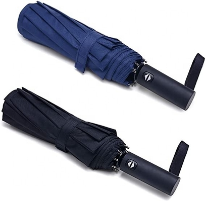 10 Ribs Auto Open Close Collapsible Folding Travel Umbrella for Rain Protection