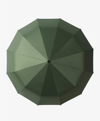Fully-Automatic Three Fold Vinyl Sunshade Umbrella for Adults Sun and Rain Protection