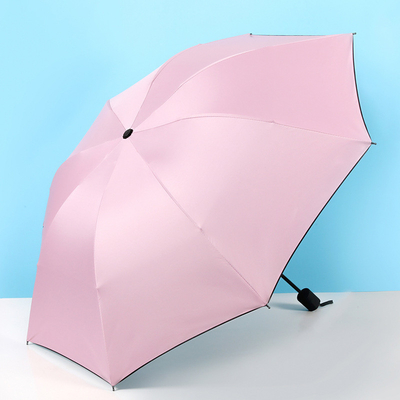 Customized X302 UV Vinyl Folding Outdoor Sunshade Umbrella for Sunny and Rainy Days