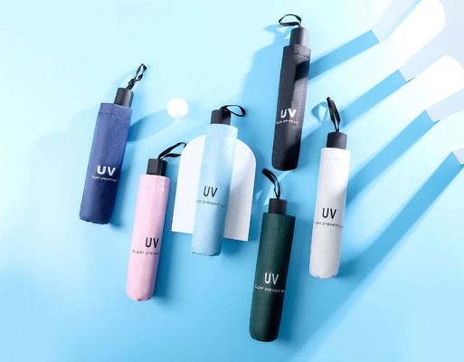 Customized X302 UV Vinyl Folding Outdoor Sunshade Umbrella for Sunny and Rainy Days