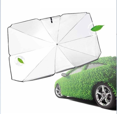 140cm Open Diameter Car Sun Umbrella-Block Heat with Manual Control and Safety Hammer