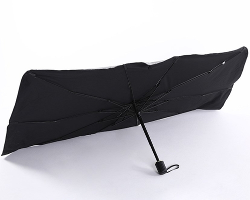 140cm Open Diameter Car Sun Umbrella-Block Heat with Manual Control and Safety Hammer
