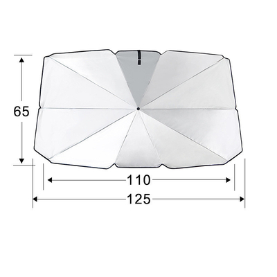 All in 1 Car Windshield Umbrella Block Heat and Stay Safe with 190T Ponegee Fabric