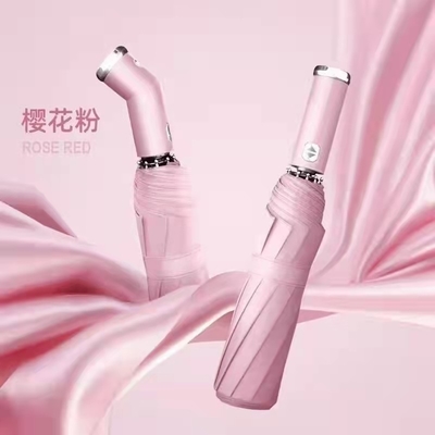 Advertising/Gift Umbrella with Reflective LED Flashlight and Auto Folding Convenience