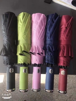 Advertising/Gift Umbrella with Reflective LED Flashlight and Auto Folding Convenience