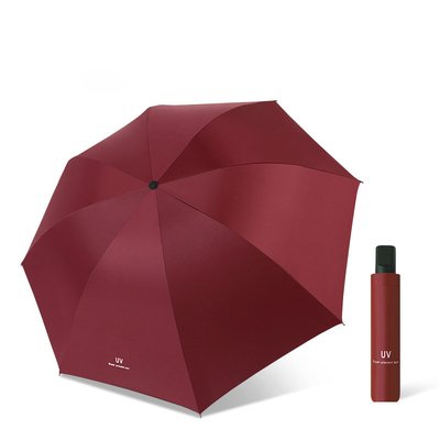 Free Sample Cost Stock Promotion Hand Open Sun Protection Folding UV Umbrella