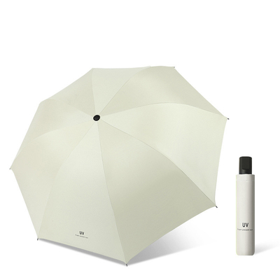 Free Sample Cost Stock Promotion Hand Open Sun Protection Folding UV Umbrella