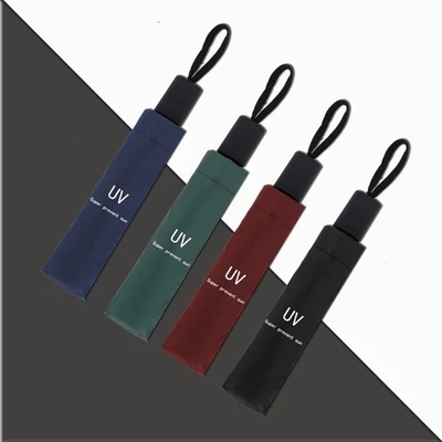 21inch Folding Windproof Manual Open Fold Umbrellas Minimalism Style for Sun Protection