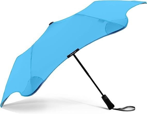 190T Pongee Travel Umbrella 38 inch Waterproof Windproof with Radial Tensioning System
