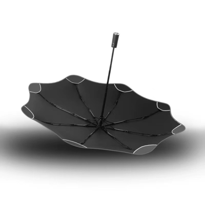 Business Gifts Reflective Strip Umbrella with Special Design and Reflective Material