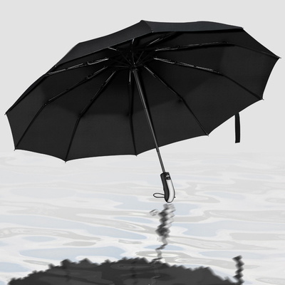 10k 23inch Automatic Folding Umbrella Car Windproof Design for Customized Promotions