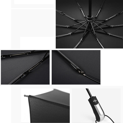 10k 23inch Automatic Folding Umbrella Car Windproof Design for Customized Promotions
