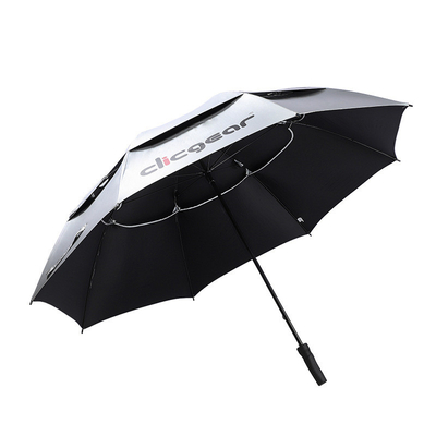 190 Polyester Advertising Umbrella Straight Pole Double Umbrella for Business Promotion