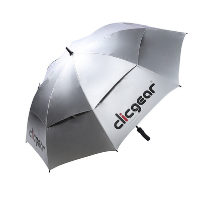 190 Polyester Advertising Umbrella Straight Pole Double Umbrella for Business Promotion
