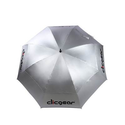 190 Polyester Advertising Umbrella Straight Pole Double Umbrella for Business Promotion