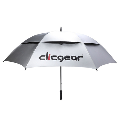 190 Polyester Advertising Umbrella Straight Pole Double Umbrella for Business Promotion