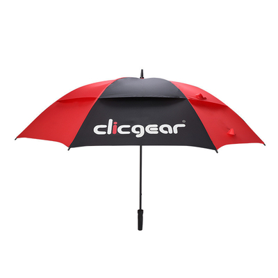 190 Polyester Advertising Umbrella Straight Pole Double Umbrella for Business Promotion
