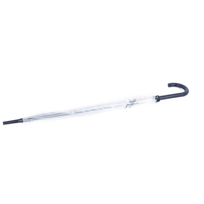 Transparent PVC Color Straight Rod Umbrella Three-Folding Design for All in 1 Function