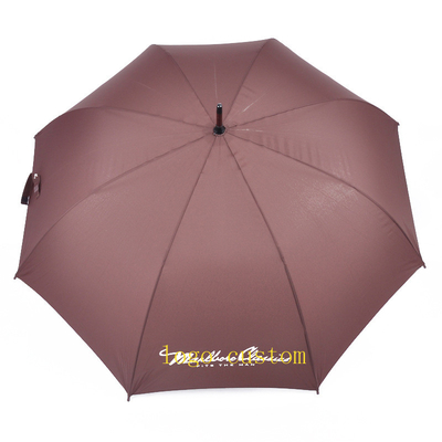 Fully-automatic Sunscreen Long Handle Golf Umbrella with Bent Hook and Customized LOGO