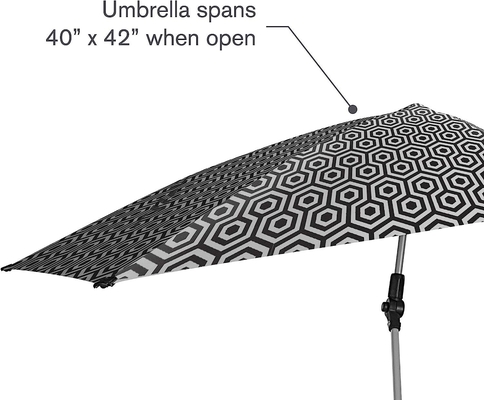Outdoor Camping Beach Baby Chair with Adjustable Umbrella and Universal UV Protection