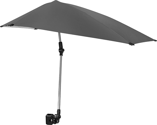 Protective and Versatile Adjustable Chair Umbrella with Universal UV Protection Clip