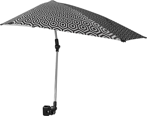 Protective and Versatile Adjustable Chair Umbrella with Universal UV Protection Clip