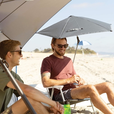 Protective and Versatile Adjustable Chair Umbrella with Universal UV Protection Clip