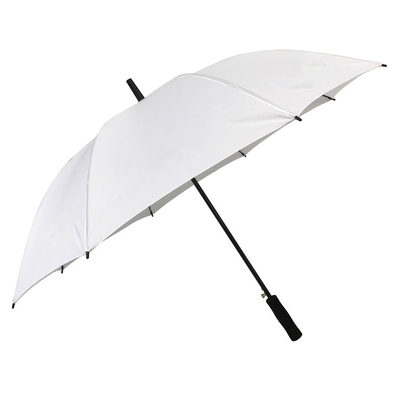 190T Pongee Fabric Material 8K 27inch Straight White Outdoor Advertising Box Umbrella