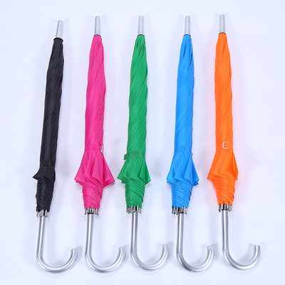 Metal Coated Shaft Pongee Panel Market Umbrella for Fashionable Outdoor Advertising