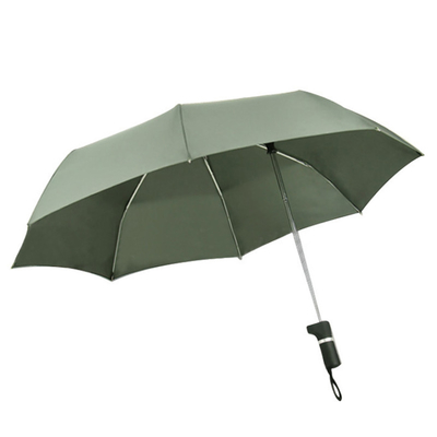 Minimalist Design Style Personalized 190T Pongee Fold Umbrella with Custom Print Logo