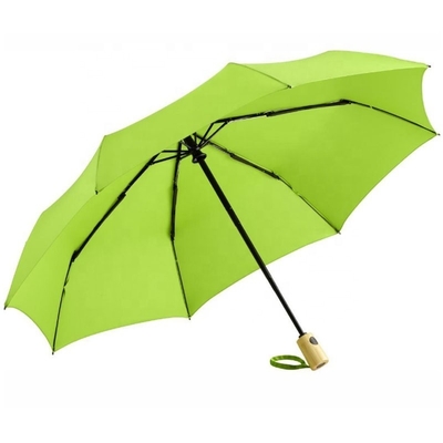 Steel Fiberglass Ribs Customized Automatic RPET Umbrella with Personalized Print Logo