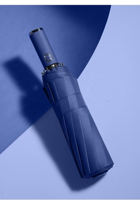 12k Rubber Coated Handle Automatic Windproof UV Protection Travel Umbrella for Items